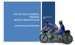Bicycle master plan 2025 cover with cyclists