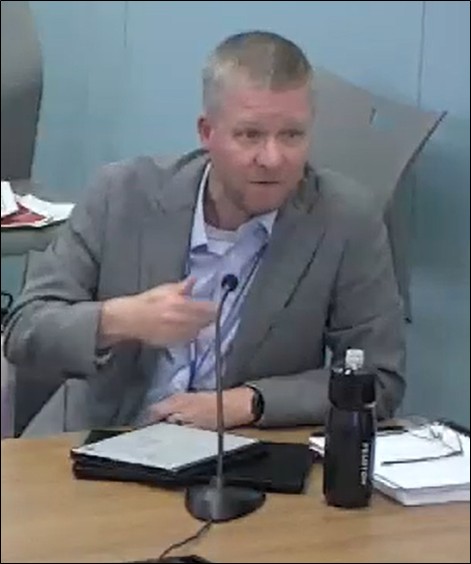 Andy Young, Deputy City Manager at the Utilities/Facilities chapter discussion.