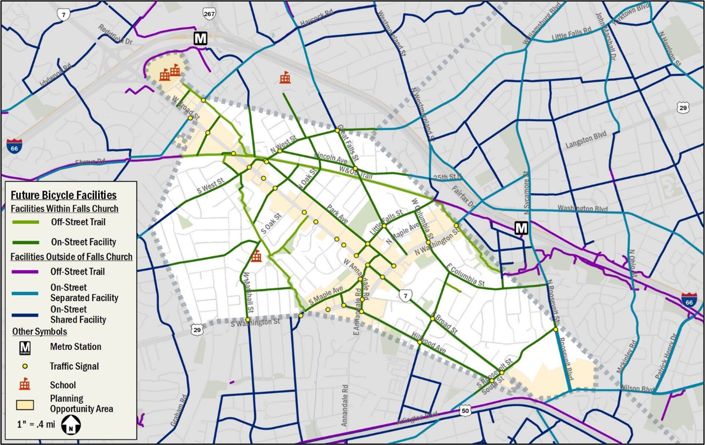 2024 Bicycle Master Plan future facilities