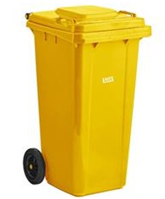 Yellow Organics bin