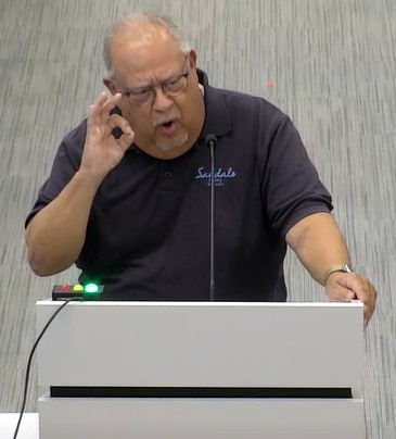 Ed Henderson speaking about the FY2027 Arts and Humanities grant awards.