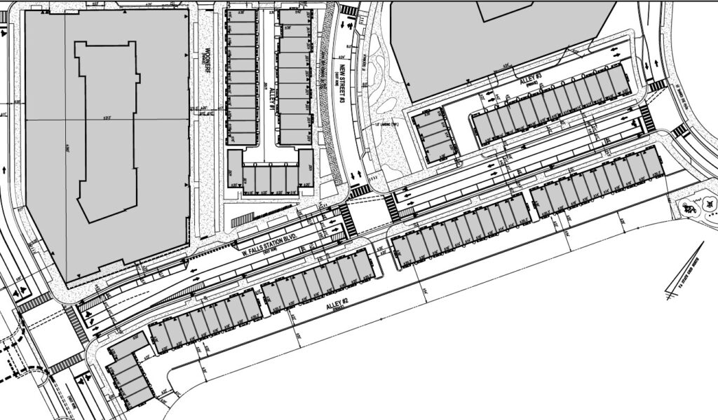 Phase 2 of WMATA West Falls site plan detail