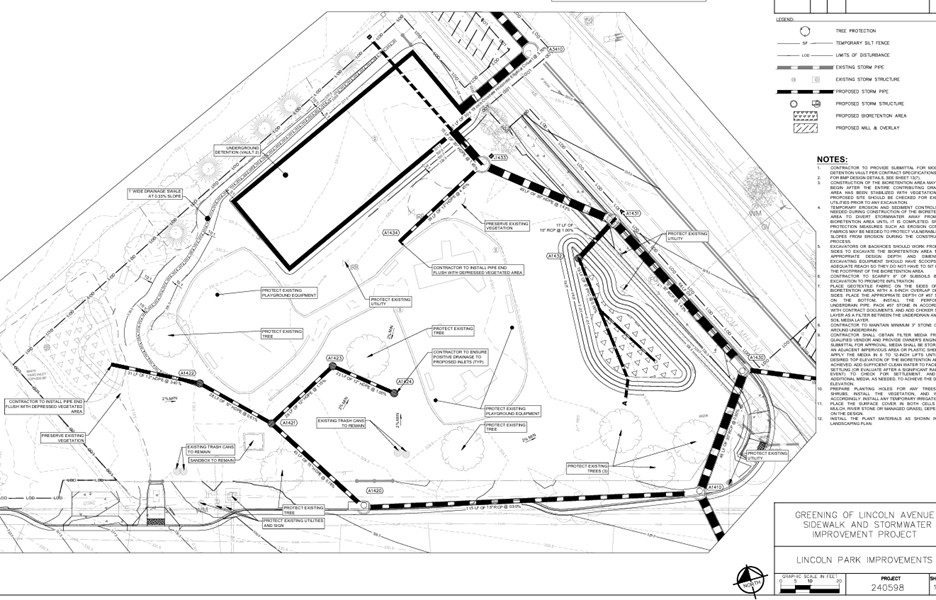 Lincoln Park Site plan