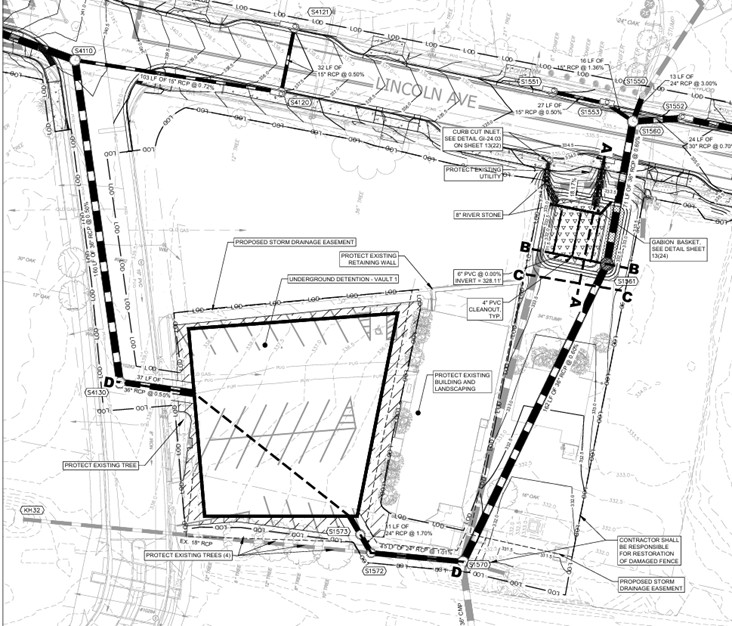 American Legion site plan