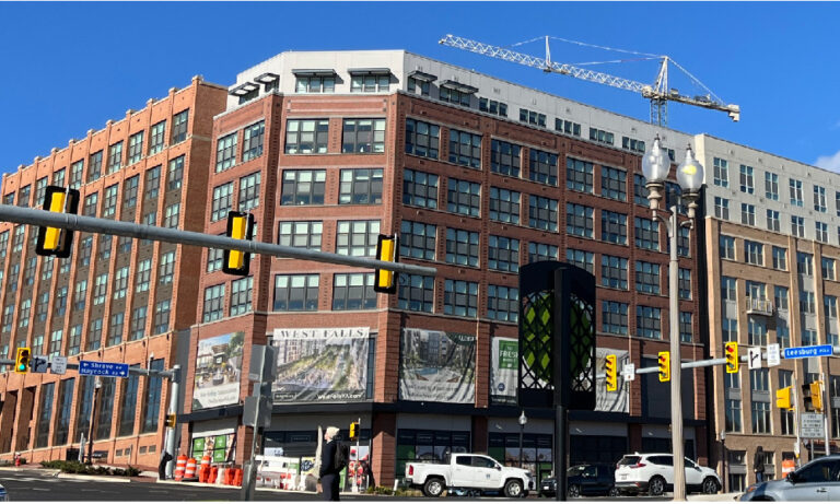 Photo of corner of Park and Penn