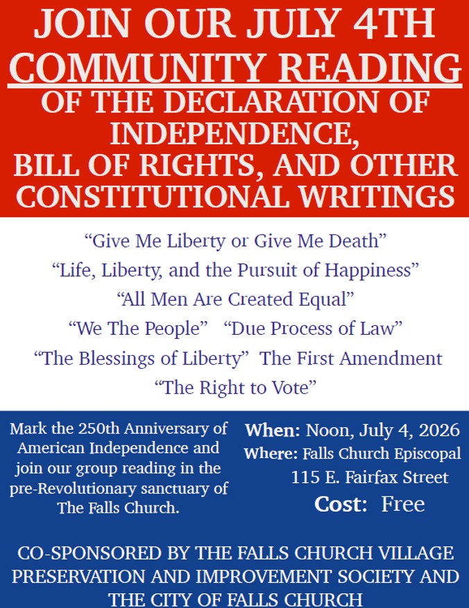 Poster for the 2026 Independence day remembrance, 250th anniversary special.