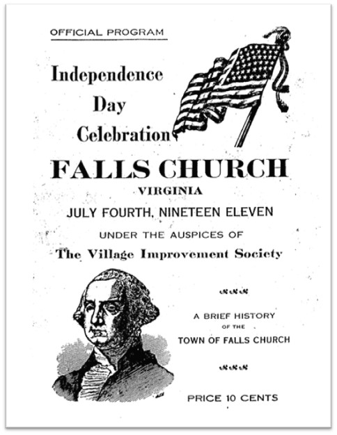 1911 Program for the independence day celebration.