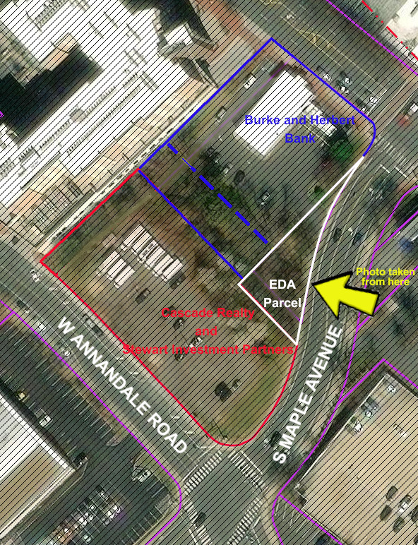 Aerial map of Maple and Annandale site