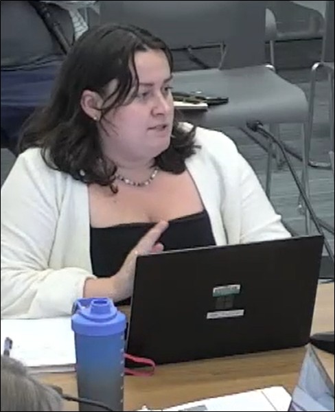 Planner Zoe Larive, responsible for the facilities/utilities chapter of the Comprehensive Plan.