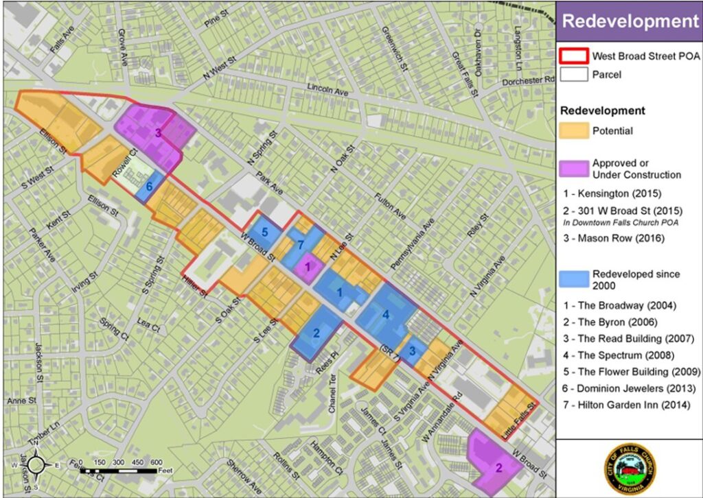 West Broad St Small Area Plan Map
