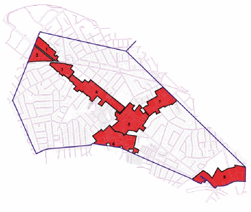 Comprehensive Plan map of POAs