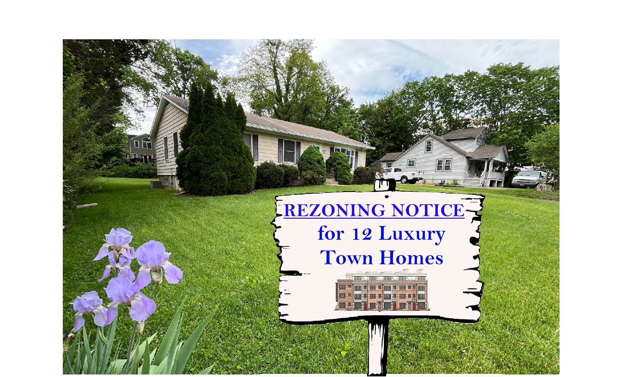 S Lee photo with rezoning notice feature image