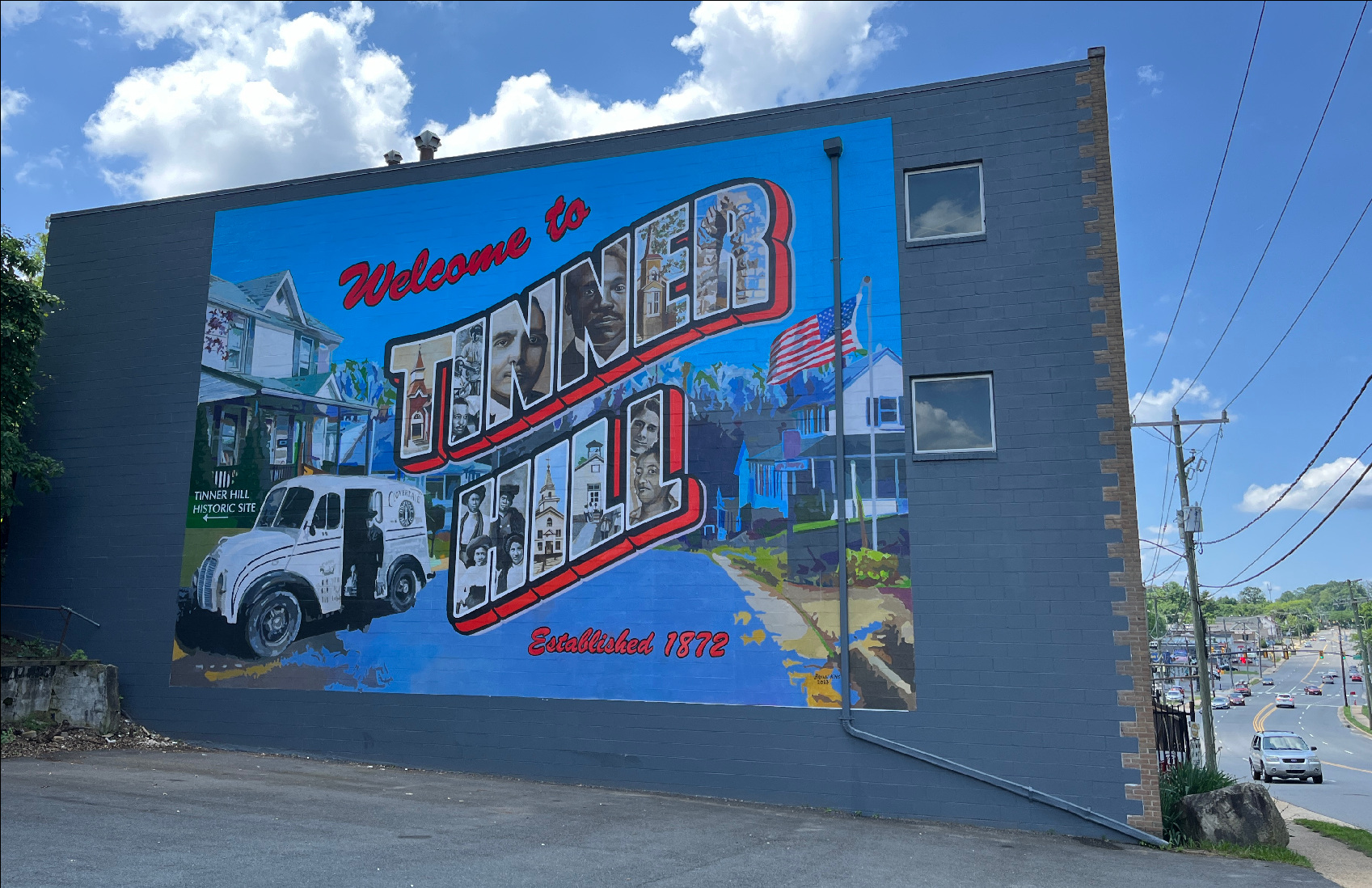 Public artwork: Tinner Hill mural