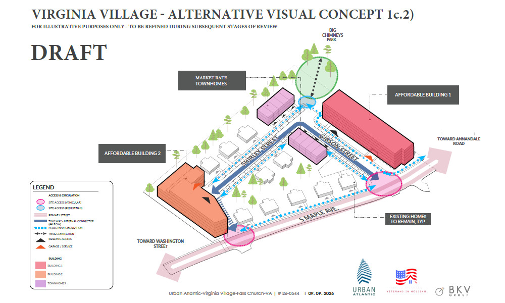 Virginia Village - Urban Atlantic's Alternative Plan Concept