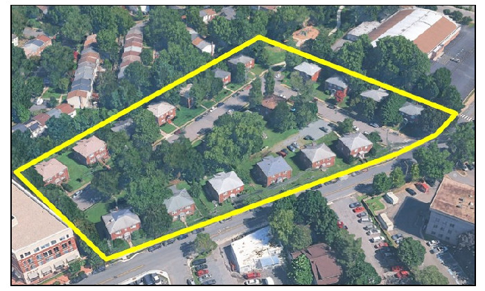 Virginia Village as shown on the cover of the City's RFP