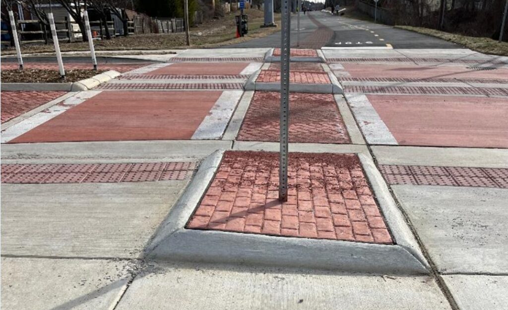 Detriorated crossing