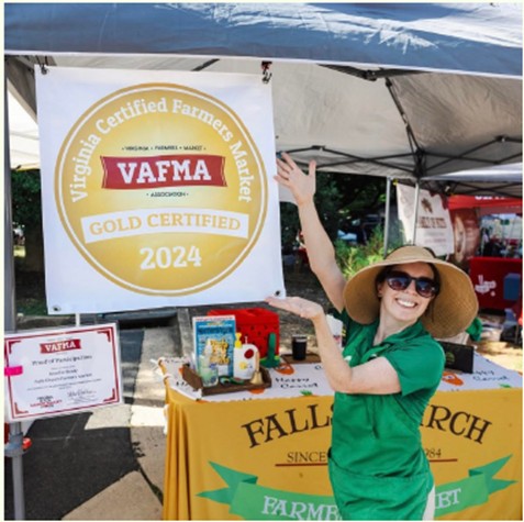 VAFMA gold award banner
